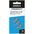 Plumbi ZEBCO Trophy Swivel Pear Leads, 7g, 3buc/pac