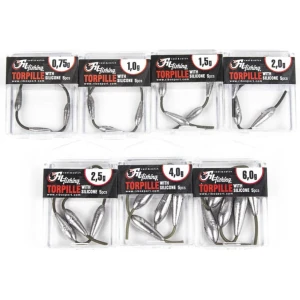 Set Plumbi Culisanti Filfishing Torpilie, 7gr, 5buc/cutie