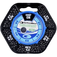 Set Plumbi Rotund Garbolino Dispenser Box 5 Dimensiuni No.8-6-4-2-2/0 Set Plumbi Rotund Garbolino Dispenser Box 5 Dimensiuni No.8-6-4-2-2/0