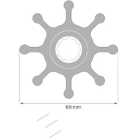 Impeller Neopren Spx Flow 17018-0001