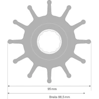 Impeller Neopren Spx Flow 17935-0001