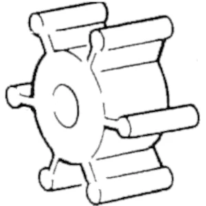 Impeller Nitril SPX FLOW 7273-0003