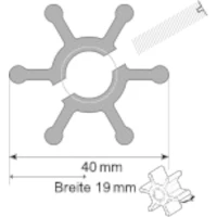 Impeller din Neopren SPX FLOW 4528-0001