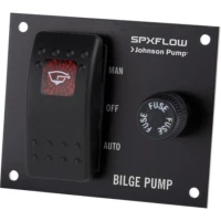 Panou De Comanda Pentru Pompa De Santina Spx-flow On-off-auto, 12v, Negru