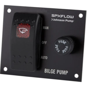 Panou de Comanda pentru Pompa de Santina SPX-FLOW ON-OFF-AUTO, 12V, Negru