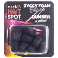 Dumbell MACK2 Ziggy Foam Dumbell Two Tone, Negru, 12mm, 8buc/pac