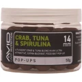 Pop Up AVID Pop-Ups, Crab Tuna & Spirulina, 14mm, 50g Pop Up AVID Pop-Ups, Crab Tuna & Spirulina, 14mm, 50g