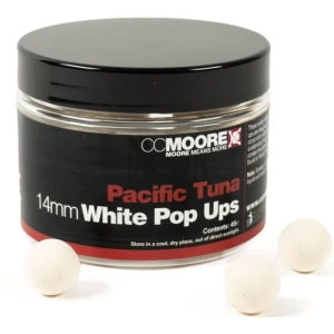 Pop Up CC MOORE, Pacific Tuna, White, 12mm, 55buc/pac Pop Up CC MOORE, Pacific Tuna, White, 12mm, 55buc/pac