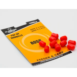 Pop Up Dumbells Claumar 10buc 5x6mm-5x8mm Rosu