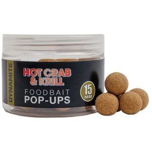 Pop-up DYNAMITE BAITS Foodbait, Hot Crab & Krill, 15mm 