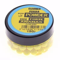 Pop-up Forte Powder Claumar Ananas 15GR 6mm Pop-up Forte Powder Claumar Ananas 15GR 6mm