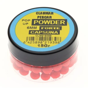 Pop-up Forte Powder Claumar Capsuna 15gr 6mm