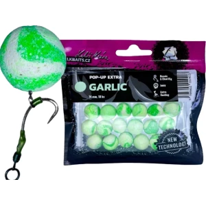 Pop-up LK BAITS Extra Usturoi, Alb-Verde, 14mm, 18buc/pac Pop-up LK BAITS Extra Usturoi, Alb-Verde, 14mm, 18buc/pac