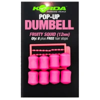 Pelete Artificiale KORDA Pop Up Dumbell, Fruity Squid, Pink, 16mm, 5buc/pac Pelete Artificiale KORDA Pop Up Dumbell, Fruity Squid, Pink, 16mm, 5buc/pac