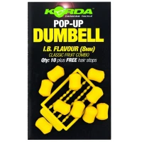 Pelete Artificiale KORDA Pop Up Dumbell, IB, Yellow, 8mm, 10buc/pac Pelete Artificiale KORDA Pop Up Dumbell, IB, Yellow, 8mm, 10buc/pac