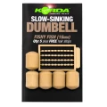 Pelete Artificiale KORDA Slow Sinking Dumbell, Banoffee, White, 12mm, 8buc/pac Pelete Artificiale KORDA Slow Sinking Dumbell, Banoffee, White, 12mm, 8buc/pac