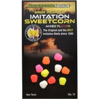 Porumb Artificial Flotant Enterprise Tackle Midi Pop-up Sweetcorn, Fluoro Mixed Colours, 10 Buc/plic