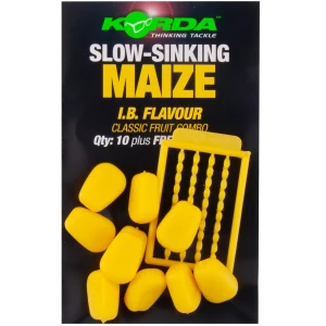 Porumb Artificial Korda Slow Sinking Maize, Ib, Yellow, 10buc/pac
