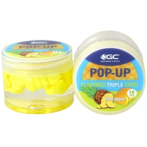 Porumb Siliconic Dip-uit Golden Catch Pop-up, Ananas, 3 Boabe Legate, 18buc