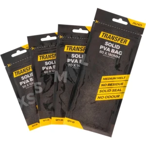 Pungi Avid Transfer Solid Pva Bags M, 7x14cm, 25buc/pac