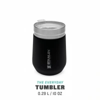 Cana Termoizolanta Stanley GO The Everyday Tumbler Matte Black Pebble 0.29 L