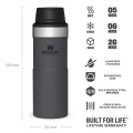 Cana Termoizolanta Stanley, The Trigger-Action Travel Mug, Charcoal, 0.35L Cana Termoizolanta Stanley, The Trigger-Action Travel Mug, Charcoal, 0.35L