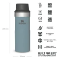 Cana Termoizolanta Stanley, The Trigger-Action Travel Mug, Shale, 0.35L