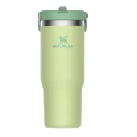 Cana Termoizolanta cu pai STANLEY The IceFlow Flip Straw Tumbler Citron Lime 0.89L / 30oz 