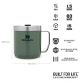 Cana termoizolanta Stanley The Legendary Camp Mug Hammertone Green 0.35 l  Cana termoizolanta Stanley The Legendary Camp Mug Hammertone Green 0.35 l
