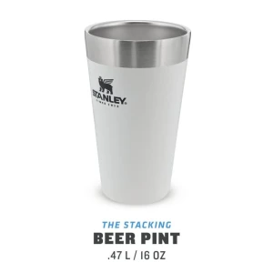 Halba Stanley The Stacking Beer Pint Polar 0.47L  Halba Stanley The Stacking Beer Pint Polar 0.47L