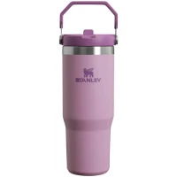 Pahar Termoizolant cu Pai Rabatabil STANLEY Classic IceFlow Flip Straw Tumbler 0.89L / 30oz, Lilac