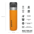 Sticla Apa Stanley The Quick Flip Water Bottle Saffron 0.7L  Sticla Apa Stanley The Quick Flip Water Bottle Saffron 0.7L