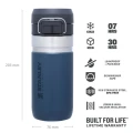 Sticla Termos Stanley, The Quick Flip Water Bottle, Abyss, 0.47L
