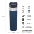 Sticla Termos Stanley, The Quick Flip Water Bottle, Abyss, 0.7L