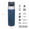 Sticla Termos Stanley, The Quick Flip Water Bottle, Abyss, 1.06L Sticla Termos Stanley, The Quick Flip Water Bottle, Abyss, 1.06L