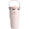 Termos STANLEY The Ice Flow Flip Straw Tumbler 2.0 Termokop, Rose Quartz, 0.6L