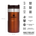 Termos STANLEY The NeverLeak Travel Mug Maple 0.25L  Termos STANLEY The NeverLeak Travel Mug Maple 0.25L