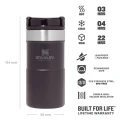 Termos STANLEY The NeverLeak Travel Mug Matte Black Pebble 0.25L