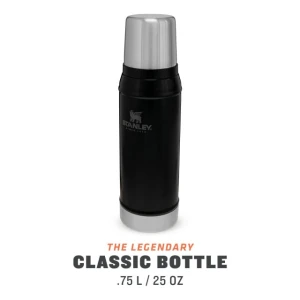 Termos Stanley The Legendary Classic Bottle Small Matte Black Pebble 0.75l