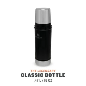 Termos Stanley The Legendary Classic Bottle XSmall Matte Black Pebble 0.47L  Termos Stanley The Legendary Classic Bottle XSmall Matte Black Pebble 0.47L