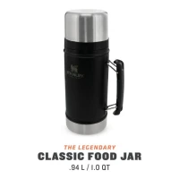 Termos pentru mancare Stanley The Legendary Classic Food Jar Matte Black Pebble 0.94L 