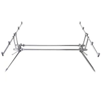Rod Pod Aluminium FL 5 Posturi, Cadru Dublu Rod Pod Aluminium FL 5 Posturi, Cadru Dublu