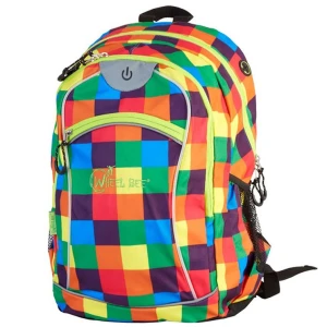 Rucsac Wheel Bee Night Vision Portocaliu / Albastru / Verde cu LED Rucsac Wheel Bee Night Vision Portocaliu / Albastru / Verde cu LED