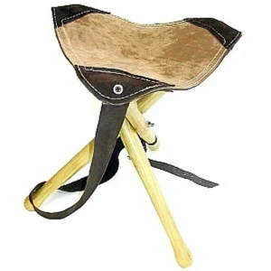 Arrow Scaun Lemn Cu Piele Si Curea Transport