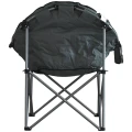 Scaun CATTARA Lisboa Pliabil Camping, 80x95x62cm, Suporta 120kg, Antracit - TT13473