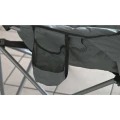 Scaun CATTARA Lisboa Pliabil Camping, 80x95x62cm, Suporta 120kg, Antracit - TT13473