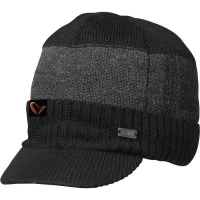 Fes Tricotat Savage Gear Negru Cu Cozoroc