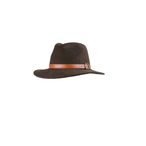 Palarie Blaser Travel Dark Brown Marimea 55