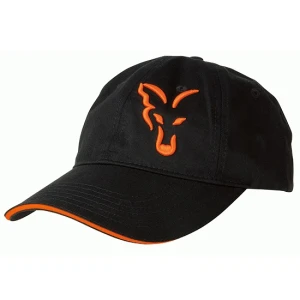 Sapca Fox Baseball Cap Black And Orange
