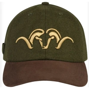 Sapca BLASER Suede Dark Olive Brown Cap